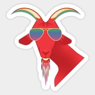 Goat Head Cheese Sticker